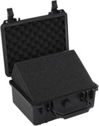 PP Portable Flight Case, Lockable Tool Box for Transportation Travelling, Protective Equipment Case, 9.4"x7.5"x4.3", -281