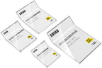 Acrylic Sign Holder Price Tag Displays Table Top Sign Stand (B：100*130mm/3.94*5.12 inches)