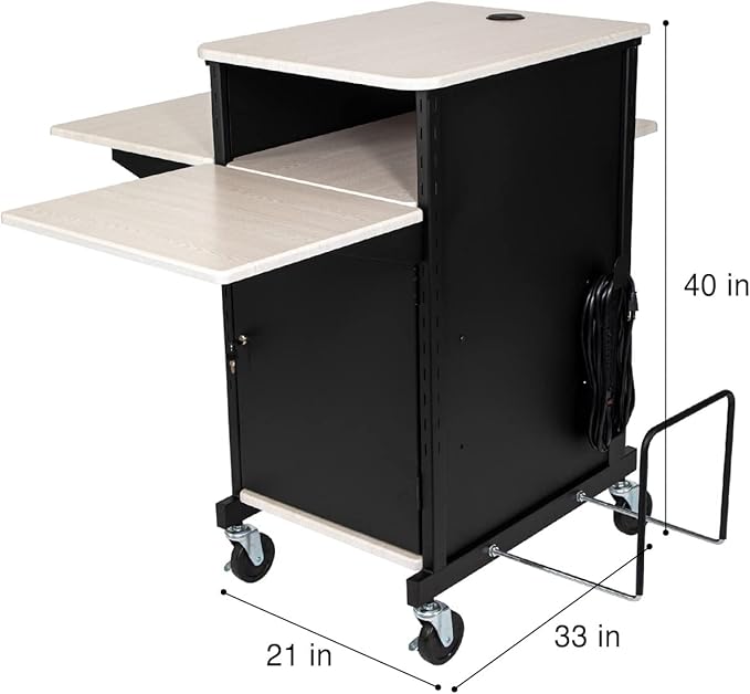 OEF Furnishings Jumbo Plus Presentation Cart