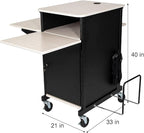 OEF Furnishings Jumbo Plus Presentation Cart