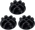 Tent Plastic Top Cover, Pop-up Canopy Connector, 4-Way Center Bracket Connector Black Gazebo Accessories, Tent Cooling Tent Plastic Accessories(3pcs)