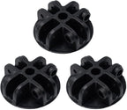 Tent Plastic Top Cover, Pop-up Canopy Connector, 4-Way Center Bracket Connector Black Gazebo Accessories, Tent Cooling Tent Plastic Accessories(3pcs)