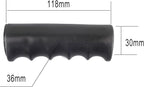 2Pcs Wheelbarrow Handle Covers 22-30mm Rubber Grip Sleeves Non Slip Garden Cart Handles Shock Absorption Black(118 x 30mm)