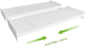 Expandable Closet Shelf Organizer, Adjustable Shelves Organizer, Storage Shelving Rack DIY Divider RV Separator for Cabinet Pantry Wardrobe Cupboard Kitchen, 2 Pack, XXL