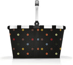 reisenthel carrybag dots - Sturdy shopping basket with plenty of storage space and practical inner pocket - Elegant and water-repellent design