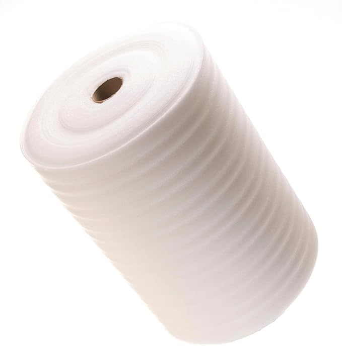 Bubblefast! Brand 1/8" x 188' Poly Foam Cushioning Roll with 12" Perforations (1/8 x 24)