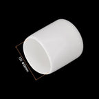 uxcell 5pcs Rubber End Caps 32mm ID Vinyl Round Tube Bolt Cap Cover Screw Thread Protectors White