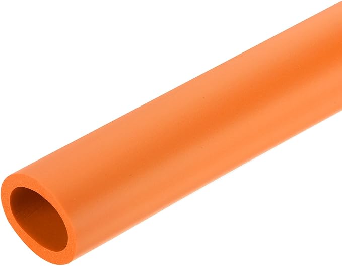 uxcell Foam Tubing for Handle Grip Support,28mm(1 1/8") ID 38mm(1 1/2") OD 0.3 Meter/1ft Length Orange