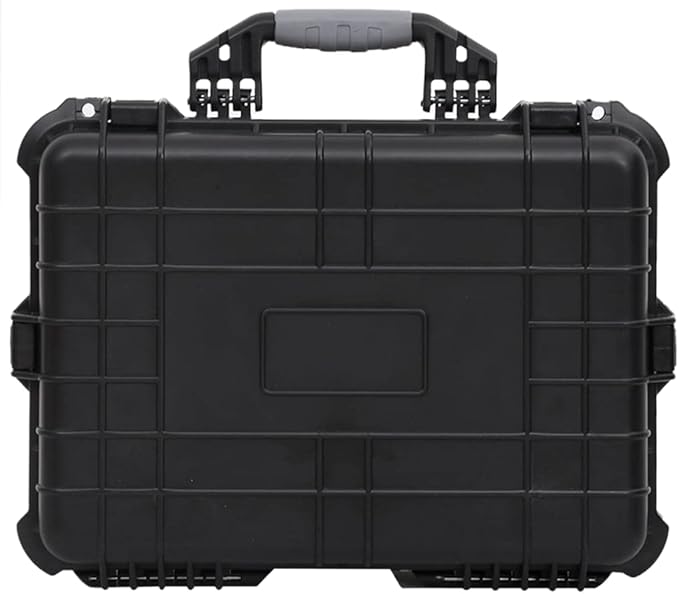 PP Portable Flight Case, Lockable Tool Box for Transportation Travelling, Protective Equipment Case, 20.5"x15.7"x7.5", -285