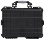 PP Portable Flight Case, Lockable Tool Box for Transportation Travelling, Protective Equipment Case, 20.5"x15.7"x7.5", -285