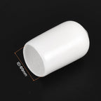 uxcell 20pcs Rubber End Caps 9mm ID Vinyl Round End Cap Cover Screw Thread Protectors White