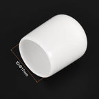 uxcell 10pcs Rubber End Caps 17mm ID Vinyl Round End Cap Cover Screw Thread Protectors White