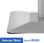 YIYO Sign Stand Poster Stand，adjustable heavy duty pedestal Sign Holder Floor Stand，acrylic frame floor signage standing for display menu11*17 inch，Silver (acrylic frame 11*17 Sliver)