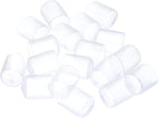 uxcell 20pcs Rubber End Caps 16mm(5/8") ID Vinyl PVC Round Tube Bolt Cap Cover Screw Thread Protectors Clear