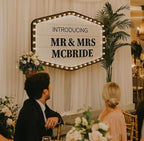 Large Custom Wedding Bottle Service Sign, Personalized Wedding Entrance Sign LED VIP Club Signs for Bottle Service, Marquee Signs for wedding Reception Bar Brithday Party Engagement Anniversary