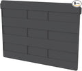 Akro-Mils 41270 Plastic Width Dividers for AkroBins Stackable Storage Bins Model 30270, Custom Storage Inserts for Tools, Crafts & Supplies, 6-Pack, Black