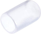 uxcell 20pcs Rubber End Caps 8mm(5/16") ID Vinyl PVC Round Tube Bolt Cap Cover Screw Thread Protectors Clear