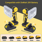 【36w・6500k】 Cordless LED Work Light Compatible with DeWalt 20V Battery, Portable Compact Flashlight Lamp Flood Light with USB/Type C Charging for Emergencie, Construction, Job Site(Bare Tool Only)
