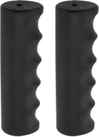 2 Pcs Rubber Wheelbarrow Handle Grips for 22-30mm Round Tubes, Non Slip Heavy Duty Replacement Wheelbarrow Handles, Garden Cart Handle Covers, Anti Skid and Shock Absorption(118 x 22mm)