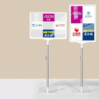 Adjustable Banner Holder Table Top Banner Display Poster Stand Store Counter Display Poster Stand Advertising Display Sign Holder (A4 210×297mm/8.27×11.69 inches)