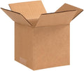 Secure Seal - 5x5x5 Pack of 100 Corrugated Cardboard Packing Shipping Mailing Moving Carton Boxes