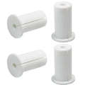 4pc Starlink Cable Grommet 1" Silicone Waterproof Wall Hole Pass Through Split Cable Bushings for TV Wire Ethernet Cord, Starlink Cable Routing Kit Accessories, 52.5mm/2.07" Ht, White