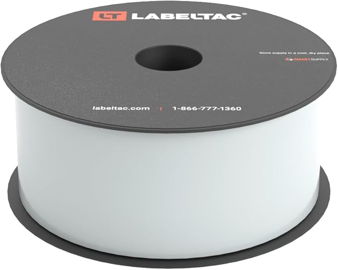 LabelTac 4 and Pro Model Indoor/Outdoor Rack Label Supply 2" x 150' Clear