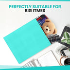 Teal 14.25x20 Inch Poly Bubble Mailers #7 | Self Seal Large Padded Envelopes | Air Cushioned Bubble Mailer | Usable Size 14.25x19 Inch | Waterproof Lightweight Mailing Shipping Bags | 50 Pack Bulk