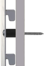 Pegboard Spacers Mounting Kit, Magnetic Pegboard Includes Screws, Spacers and Washers for 1/8-Inch and 1/4-Inch Pegboard (24)