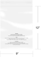 iMailer - 1000 Count - 9" x 12" Clear Plastic Poly Bags with Suffocation Warning Self Seal for A4, Documents, Clothing, Shipping, Packaging - Resealable Adhesive, Not Strong
