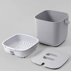 Tea Waste Bucket Dregs Trash Can Portable Sorting with Lid Handle 6.5L for Loose