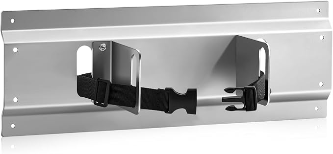 Shimeyao Pop up Canopy Tent Storage Bracket Wall Mount Canopy Holder with Adjustable Safety Straps for Enclosed Trailer Garage, Fit up to 10' x 20' Expanded Tents