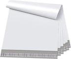 Metronic Large Poly Mailers 24×36 25 Pcs Large Shipping Bags for Clothes,Self Adhesive Shipping Envelopes for Small Business,Waterproof Mailers Poly Bags for Shipping,Packaging Mailing Bags White