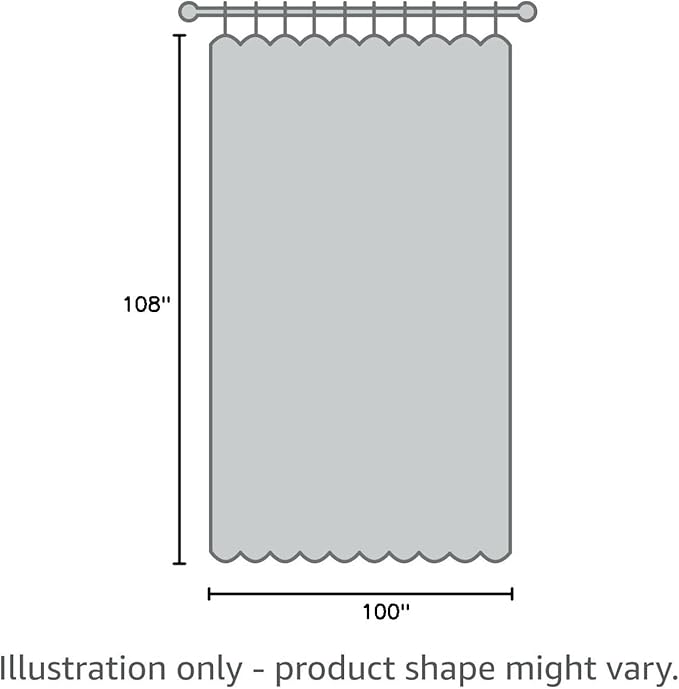 BGment Black Sliding Door Curtain 108 Inch Long - Wide Blackout Room Darkening Room Divider Curtain for Bedroom Privacy Themral Insulated Grommet Separator Drape, 1 Panel, 100 X 108
