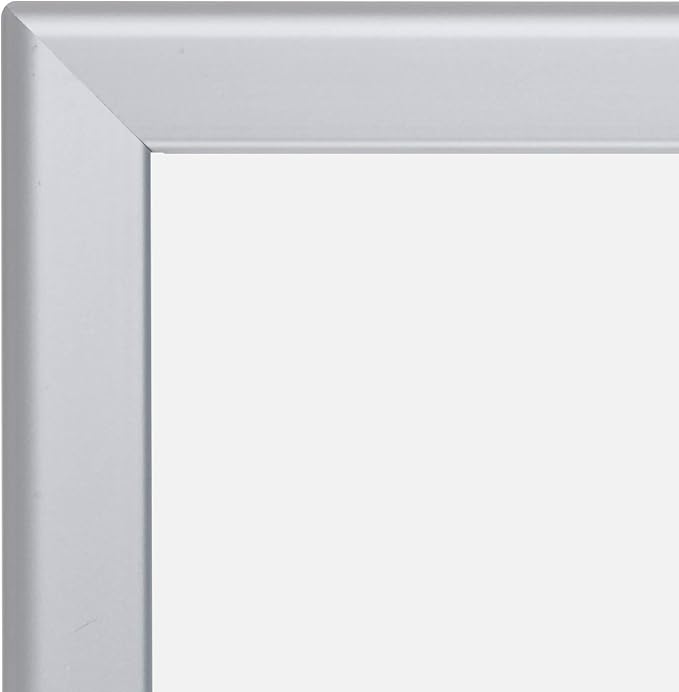 SnapeZo Photo Frame 11x17, Silver, 1.25 Inch Aluminum Profile, Front-Loading Snap Frame, Wall Mounting, Professional Series