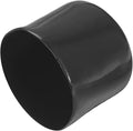 uxcell 4pcs Rubber End Caps 47mm ID Vinyl Round End Cap Cover Screw Thread Protectors Black, 40mm Height