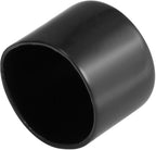 uxcell 4pcs Rubber End Caps 42mm ID Vinyl Round End Cap Cover Screw Thread Protectors Black, 40mm Height
