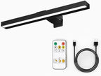 MIOBLUE Cordless Picture Lights with Remote, 16in Metal Battery Operated Picture Light,Rechargeable Display Lamp with 3 Lighting Modes, Dimmable Dartboard Light with Timer for Frame Wall Portrait Art