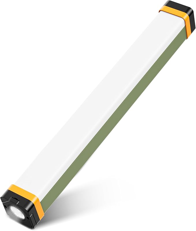 Rechargeable Magnetic Work Light, LETOUR USB Rechargeable LED Camping Light, Multifunctional Camping Flashlight, Portable Waterproof Hanging Magnetic Power Bank for Hiking, Home, Outdoor Night Fishing