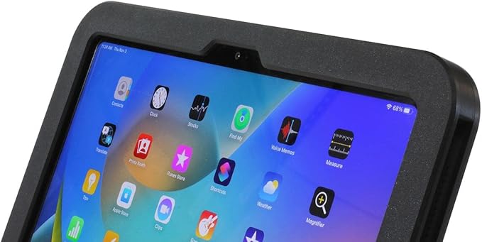 Thought Out EnCloz Steel Stand Anti-Theft Security Enclosure - Black - Made in USA - Compatible with Apple iPad (A16), 10.9 (10g)