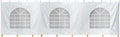TentandTable Standard Cathedral Tent Sidewall, 8-Foot by 30-Foot, Waterproof Sidewalls for Commercial Party & Canopy Tents, UV Resistant & Removable, 14oz Translucent Vinyl, Tent Not Included