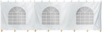TentandTable Standard Cathedral Tent Sidewall, 8-Foot by 30-Foot, Waterproof Sidewalls for Commercial Party & Canopy Tents, UV Resistant & Removable, 14oz Translucent Vinyl, Tent Not Included