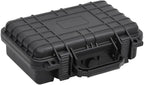 PP Portable Flight Case, Lockable Tool Box for Transportation Travelling, Protective Equipment Case, 11.8"x8.7"x3.9", -280