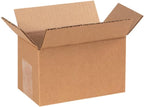 Secure Seal – 7x4x4 Inches Pack of 100 Corrugated Cardboard Packing Shipping Mailing Moving Carton Boxes