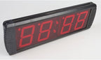 AZOOU Large 4-inch LED Red Digital Clock with Count Down/Up Timer Red Color