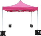 Ontheway Sand Bags for Canopy Tent, Heavy Duty Weights Sandbags, 4pcs-Pack (Black)