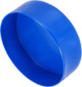 uxcell 4pcs Rubber End Caps 150mm(6 Inch) ID x 80mm(3 1/8 Inch) H Vinyl Round End Cap Cover Screw Thread Protectors Blue