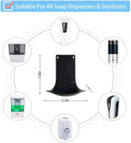 10 Pcs Drip Tray for Wall Mounted Soap Dispenser, Prevent Dripping and Spraying, Dispenser Stand, Black