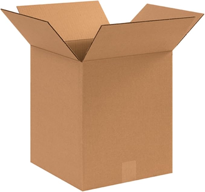 Secure Seal - 10x10x13 Pack of 100 Corrugated Cardboard Packing Shipping Mailing Moving Carton Boxes