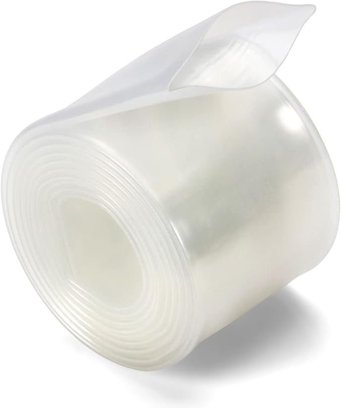 Chanzon 2:1 Ratio 9/16" (14mm) Heat Shrink Tubing 3.3Ft Roll (1M Total Length) Clear/Transparent Polyolefin Sleeving Wrap Shrinking 2 to 1 1pcs